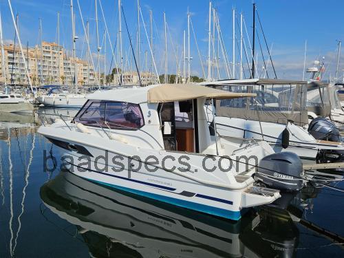 Beneteau Antares 8.80 tekniske specifikationer 